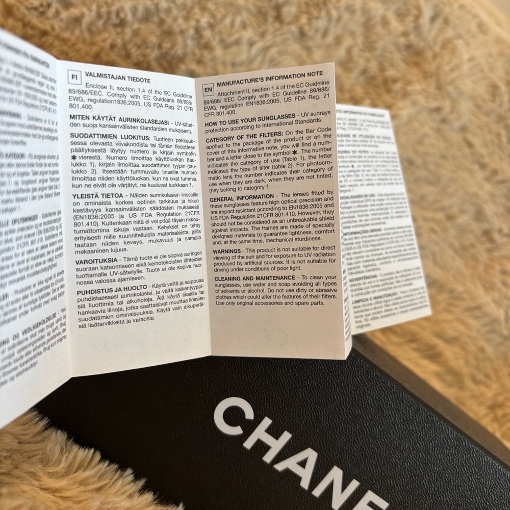 CHANEL 4124 Black Sunglasses with Case - Picture 15 of 15